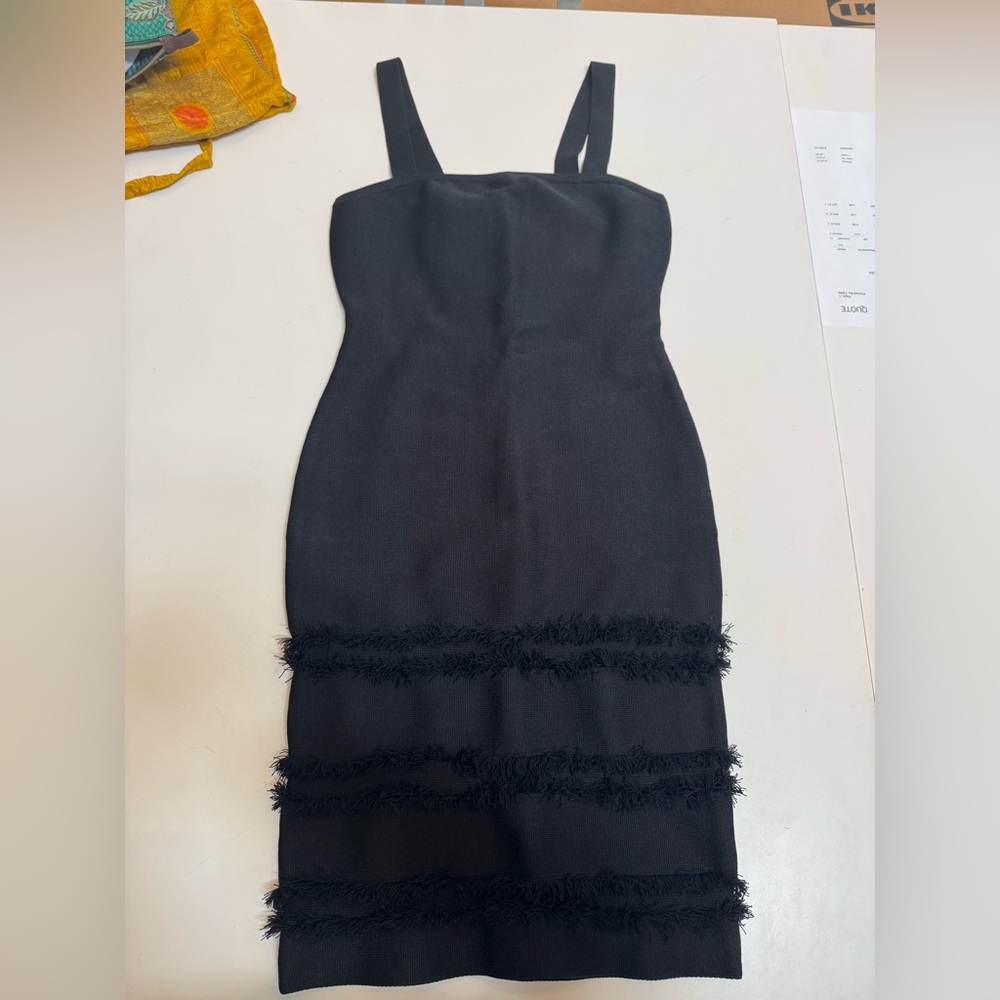 BCBG black cocktail dress